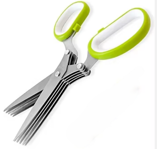 Limoon™ 5-Layered Stainless Steel Herb Scissors